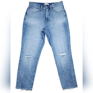 Madewell Women's Straight Leg Jeans - Light Blue